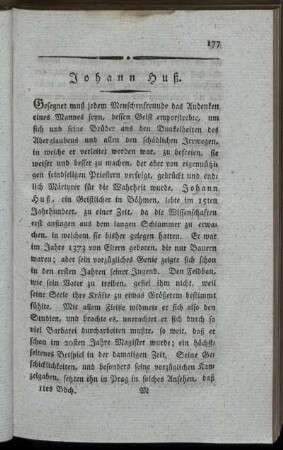 Johann Huß.
