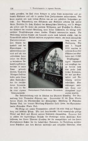 Vereinslazarett Diakonissenhaus. Wandelhalle.