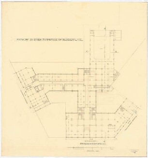 Hochhaus am Blücherplatz, Berlin: Grundriss EG 1:200