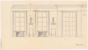 Reichsministerium für Ernährung und Landwirtschaft, Berlin-Mitte Umbau und Erweiterung: Wandansicht Fensterseite