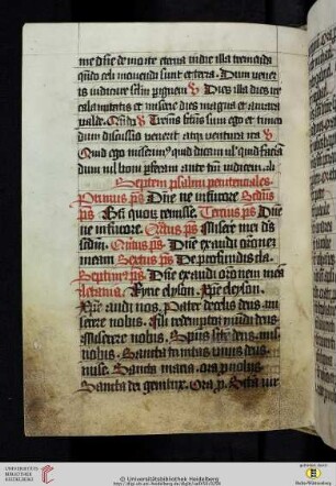 Psalmi poenitentiales cum litaniis