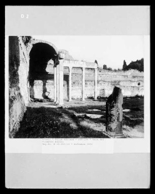 Villa Adriana — Sala dei Pilastri Dorici
