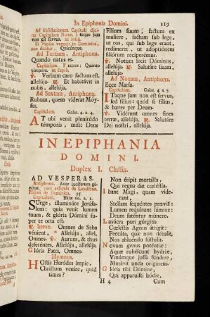 119-167, In Epiphania Domini.