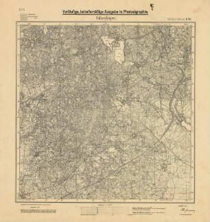 2067 (alte Nr.: 698) Falkenhagen, Meßtischblatt
