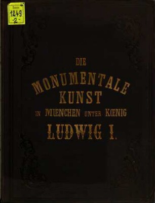 Über monumentale Kunst unter König Ludwig I.. 2