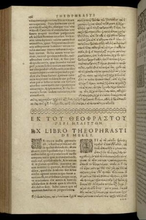 Ex Libro Theophrasti De Melle.
