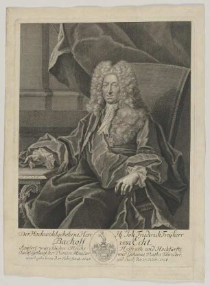 Bildnis des Joh. Friederich Freyherr Bachoff von Echt