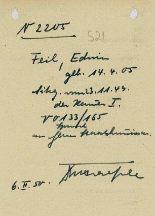 Feil, Edwin