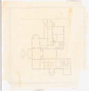 Villa von der Heydt, Berlin-Tiergarten Umbau: Grundriss Erdgeschoss 1:100