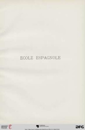 Ècole Espagnole (Nr. 529-546)