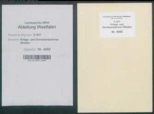 Ausgaben der öffentlichen Kassen des Erbfürstentums Paderborn
