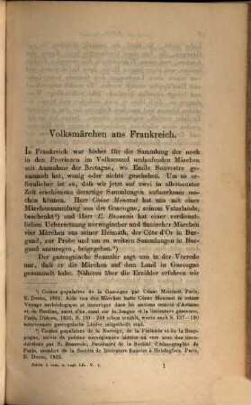 Jahrbuch für romanische und englische Literatur. 5. 1864