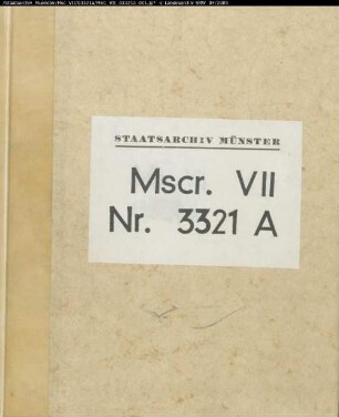 Einkünfteregister der Abtei Herford