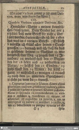 [Quodvis verbum regit Dativum]