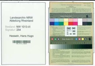 Entnazifizierung Hans Hugo Hesseln , geb. 11.02.1913 (Ingenieur)