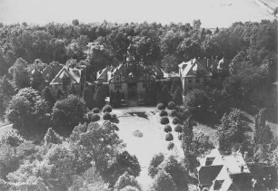 Heilanstalt "Hartheck" westlich von Gaschwitz : Blickrichtung Westen