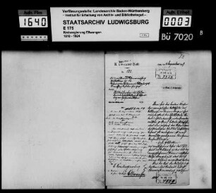 Schuldenwesen der Schulgemeinde Vellberg
