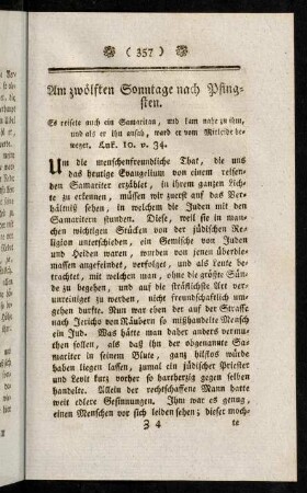 357-375, Am zwölften [...]. - Am dreyzehnten [...].