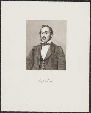 Icones Professorum Marpurgensium — Bildnis des Karl Philipp Fuchs (1821-1884)