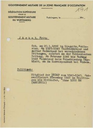 Jäckel, Fritz