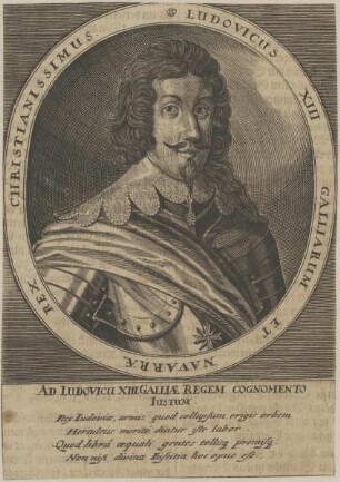 Bildnis von Ludovicus XIII., König von Frankreich