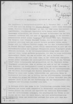 Schlaitdorf-Altenriet: Inspektionsbericht 1963