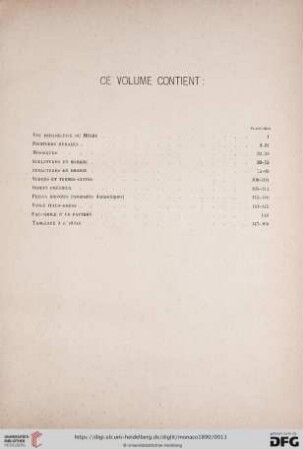Ce Volume contient: