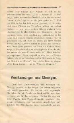 Anerkennung und Ehrungen