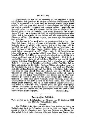 Das deutsche Volkslied : (Schluß)