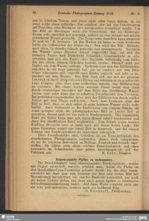 Ueberexponirte Platten zu verbrauchen