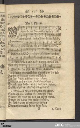 Lobwasser-Psalter.