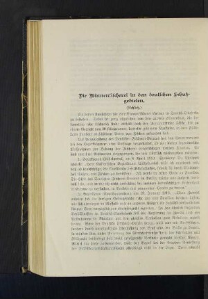 Die Binnenfischerei in den deutschen Schutzgebieten.