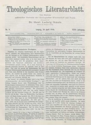 193-200 Schleiermachers Predigten