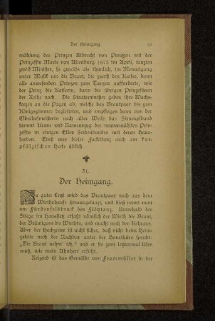 31. Der Heimgang.