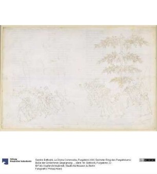 La Divina Commedia, Purgatorio XXIII. Sechster Ring des Purgatoriums: Buße der Schlemmer; Begegnung mit Forese Donati