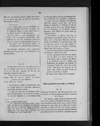 Oberappellationsgericht zu Lübeck.