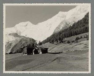 Bergkette bei Saas-Fee