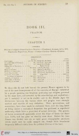 Book III: France