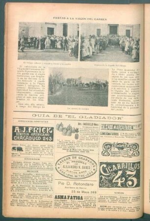 Fiestas a la Virgen del Carmen