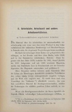 11. Arbeitslohn, Arbeitszeit und andere Arbeitsverhältnisse