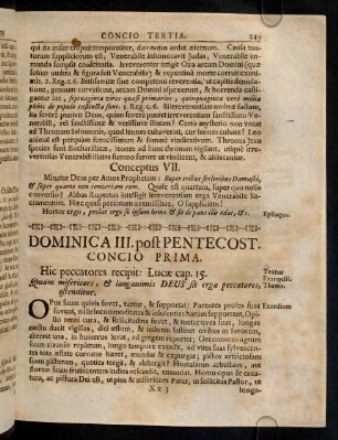 349-360, Dominica III. post Pentecosten