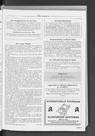 Vorankündigung