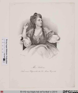 Bildnis Sarah Siddons, geb. Kemble