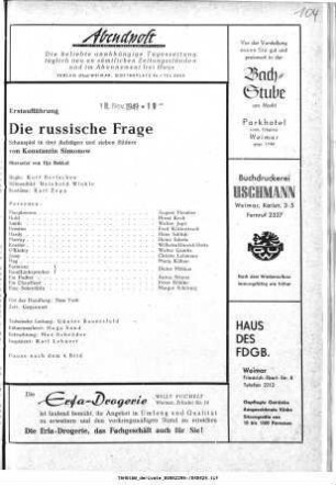 Die russische Frage