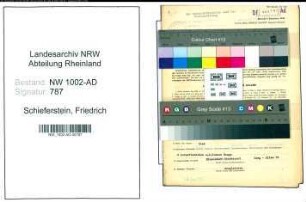 Entnazifizierung Friedrich Schieferstein, geb. 05.05.1916 (Angest.)
