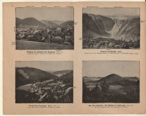 Bodetal bei Treseburg. Harz