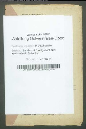 Erblasser: Vatthauer, Sophie Dorothee, geb. Meier:
