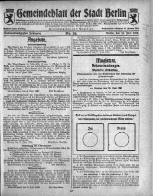 1926,24: Nr. 24, 13. Juni 1926