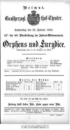 Orpheus und Eurydice