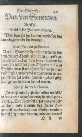 Van den Sevenden Artikel.